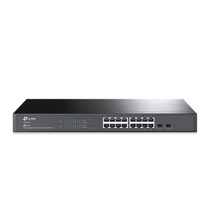 Изображение TP-LINK JetStream 16-Port Gigabit Smart Switch with 2 SFP Slots
