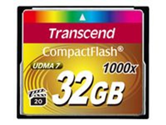 Изображение Transcend Compact Flash     32GB 1000x