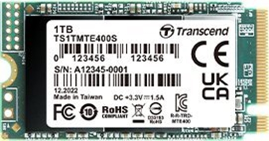 Picture of Transcend SSD MTE400S        1TB NVMe PCIe Gen3x4 3D