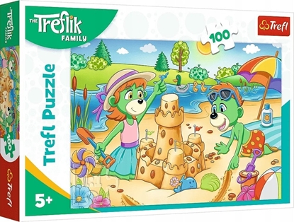 Attēls no Trefl PUZZLE 100EL TREFL DZIEN TREFLIKOW PUD12