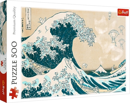 Изображение Trefl Puzzle Wielka kocia fala 500 elementów (37537)