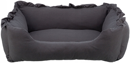 Attēls no Trixie Amelie bed, square, 100 × 70 cm, dark grey