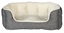 Picture of TRIXIE Davin, Bolster pet bed, Indoor, Dog, Grey, White, Rectangular, Monochromatic