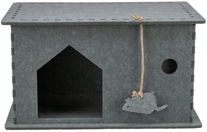 Изображение Trixie Jaskinia Lene, dla kota , szare, 40 x 50 x 40 cm