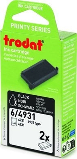 Picture of Trodat trodat Austauschkissen 2Stk schwarz 6/4931/SB