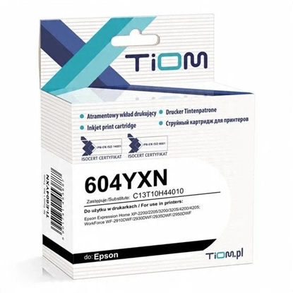 Picture of Tusz Tiom do Epson 604YXN | C13T10H44010 | 350 str. | 12ml | yellow