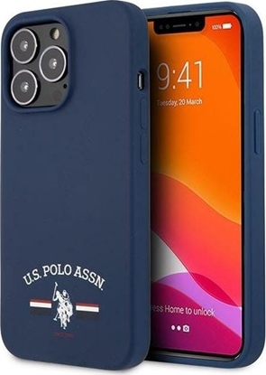 Attēls no U.S. Polo Assn US Polo USHCP13XSFGV iPhone 13 Pro Max 6,7" granatowy/navy Silicone Collection