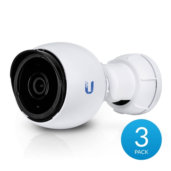 Picture of UBIQUITI G4 BULLET INDOOR/OUTDOOR POE CAMERA DESIGNED TO PROVIDE OPTIMAL NIGHTTIME SURVEILLANCE (3-PACK)
