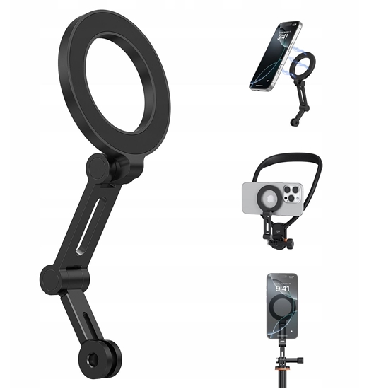Picture of Uchwyt Mocowanie Magnes Magnetyczne Telefon iPhone MagSafe na System GoPro / MG-27