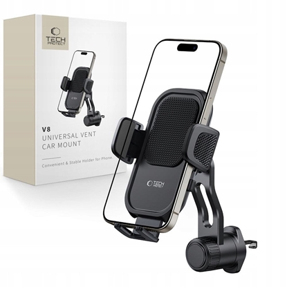 Picture of Uchwyt samochodowy na kratk Tech-Protect V8 Universal Vent Car Mount Black