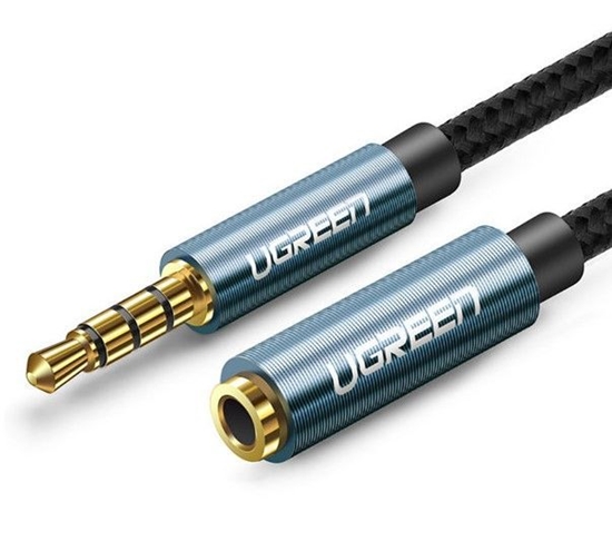 Picture of Ugreen Universal adapter mini jack 3.5mm 0.5m Blue