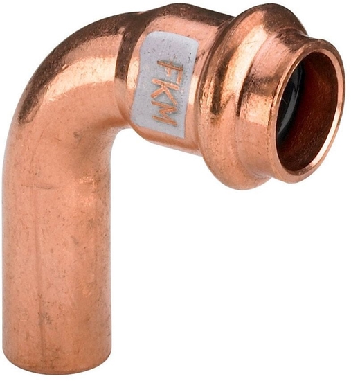 Picture of uk 90° z SC 15 miedz / blyszczacycznik do rur