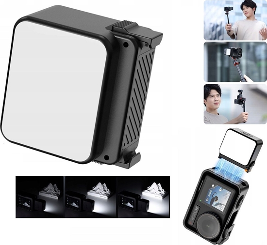 Изображение Ulanzi Mini Maa Lampa Diodowa LED IPX5 1,7W  do Kamery DJI ACTION 3 4 / Ulanzi / LM18