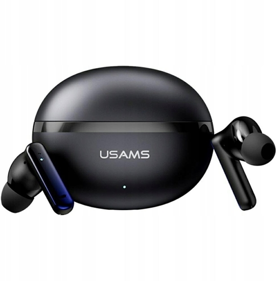 Picture of Suchawki Bluetooth USAMS Echo E02 TWS ANC+ENC bezprzewodowe czarny