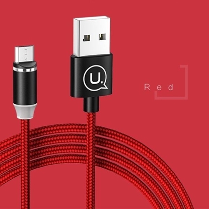 Picture of USAMS Kabel magnetyczny U-Sure microUSB 1m 2.1A pl