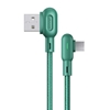 Изображение USAMS Kabel kątowy U57 MicroUSB 1,2m 2A zielony|gr
