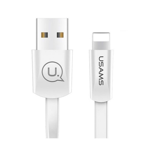 Изображение Kabel USB Usams USB-A - Lightning 1.2 m Biay (SJ199IP02)