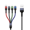 Picture of USAMS Kabel pleciony U26 4w1 0.35m 2A Fast Charge 