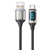 Picture of USAMS Kabel pleciony U78 USB-C 1.2m LED 6A Fast Ch