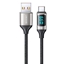 Изображение USAMS Kabel pleciony U78 USB-C 1.2m LED 6A Fast Ch