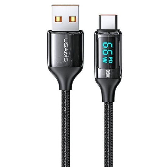 Picture of USAMS U78 USB-C braided cable  1,2 m LED 6A ātrā u