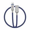 Изображение Kabel USB Usams USB-A - Lightning 1.9 m Niebieski (IPYSUSB202)
