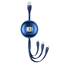 Изображение USAMS Kabel U69 3w1 1m niebieski|blue (lightning|m