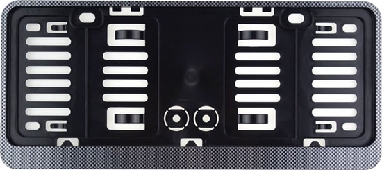 Picture of UTAL Ramka do mocowania tablic rejestracyjnych - krótka carbon (usa)