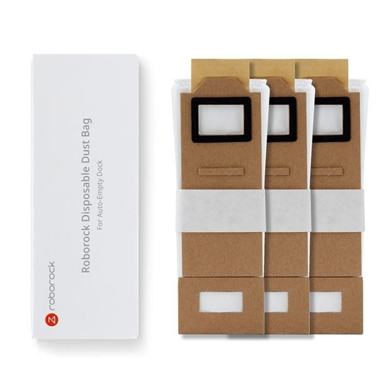Picture of Vacuum Cleaner Accessory|ROBOROCK|Disposable Dust Bag 3pcs|White|For S7 White/S7 MaxV White/ S7 Black/ MaxV Black/S7 White+/S7 Black+|8.02.0101