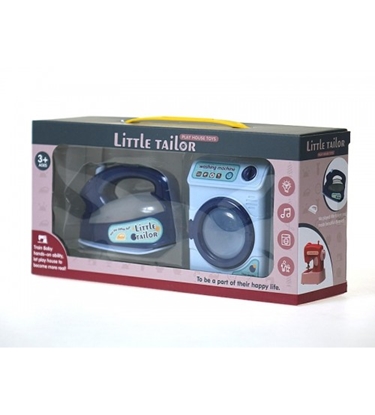 Attēls no Veļas mašīnas un gludekļa komplekts (skaņa, gaisma) 28x14x8cm 567115