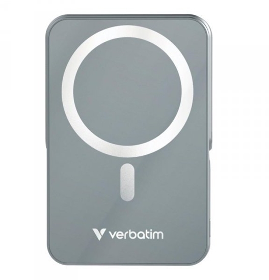 Picture of Verbatim Power Bank mit Standfuß mag.wireless 10000mA grau  32268