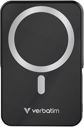 Изображение Verbatim Power Bank mit Standfuß mag.wireless 10000mA schw. 32264