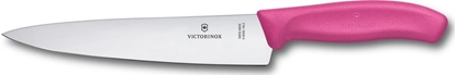 Изображение Victorinox VICTORINOX | Szerokie ostrze, nó kuchenny, 19 cm, róowy, Blister