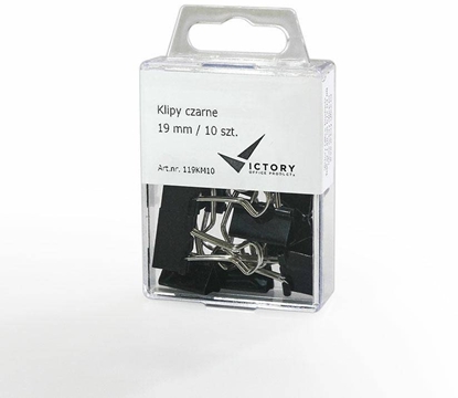 Attēls no Victory Office Product SPINACZ KLIPS VICTORY OFFICE 19MM 10SZT.