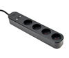 Picture of Viedā Rozete Gembird Smart Power Strip with USB Charger 4 Sockets Black