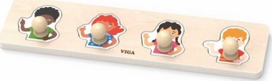 Picture of Viga 44536 Pierwsze puzzle z uchwytami - kolory skóry