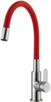 Picture of Virtuves maisītājs ELITE Slim es24 sarkans/hroms H