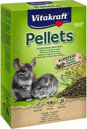 Изображение Vitakraft Karma podstawowa Pellets dla szynszyla 1000g (25076)