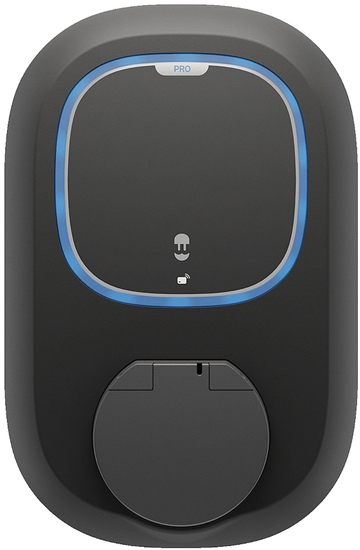 Picture of Wallbox Socket | Pulsar Pro | 22 kW | Wi-Fi, 4G, Ethernet, Bluetooth | 5 m | Black