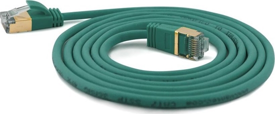 Picture of Wantec Wantec Extra dünnesCat.7 RohCable SSTP Patch Cable - 0,5 m - Cat.7 RohCable - S/FTP (S- STP) - RJ- 45 - RJ- 45 - green (7214)