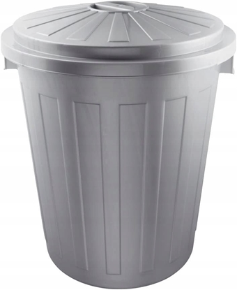 Picture of Waste bin Mats 50L Maxi O50x55cm silver 4001515214957