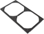 Picture of Watercool Watercool MO-RA IV 200 Fan Frame fr 200-mm-Lfter - schwarz