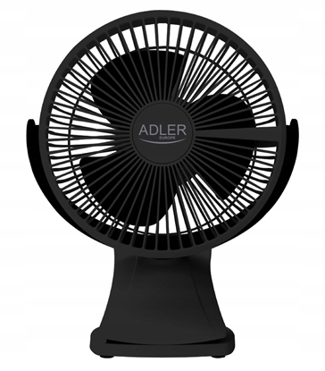 Picture of Wentylator biurkowy z klipsem |Akumulatorowy| 15,5 cm | 360° obrót| USB-C |