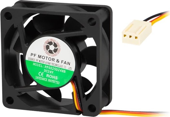 Picture of Wentylator Blow 60x25mm 24V kulkowy