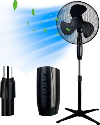 Picture of Wentylator ExtraLink EXTRALINK BRYZA, ESF-40D-BL, STANDING FAN, 3 BLADES, 3 SPEED SETTINGS, BLACK