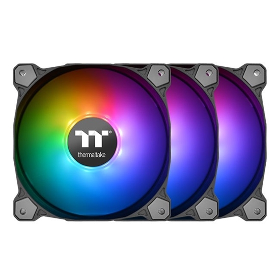 Picture of Wentylator Pure Plus 12 RGB TT Premium 3-pak (3x120mm, 500-1500 RPM) 