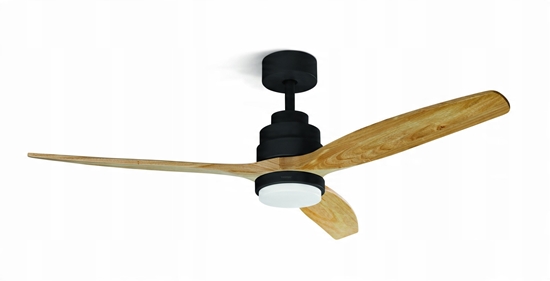 Изображение WENTYLATOR SUFITOWY ZCF 7600 40W 132cm LED 18W BUK/CZARNY