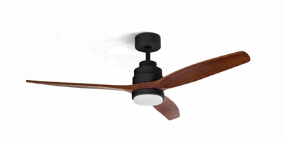 Attēls no WENTYLATOR SUFITOWY ZCF 7601 40W 132cm LED 18W DB/CZARNY