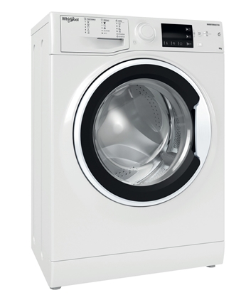 Picture of Whirlpool Washing machine | WRBSB 6249 W EU | Energy efficiency class C | Front loading | Washing capacity 6 kg | 1200 RPM | Depth 43 cm | Width 60 cm | LED | White