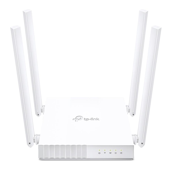 Picture of Wireless Router|TP-LINK|750 Mbps|1 WAN|4x10/100M|Number of antennas 4|ARCHERC24